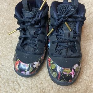 Girls Nike Floral Foamposites